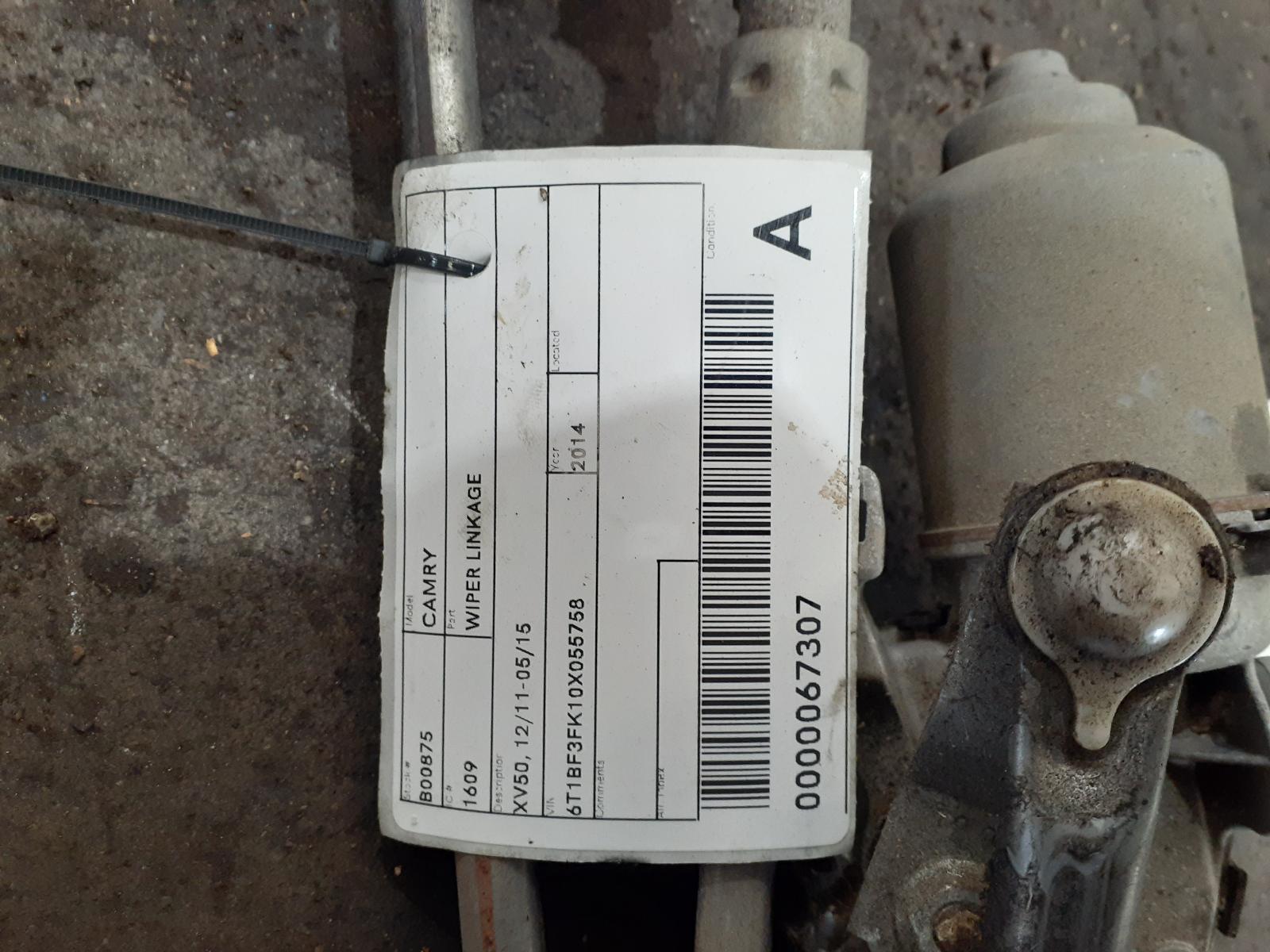 2014 Toyota Camry Wiper Linkage View Auto part Wiper Linkage Toyota Camry 2014