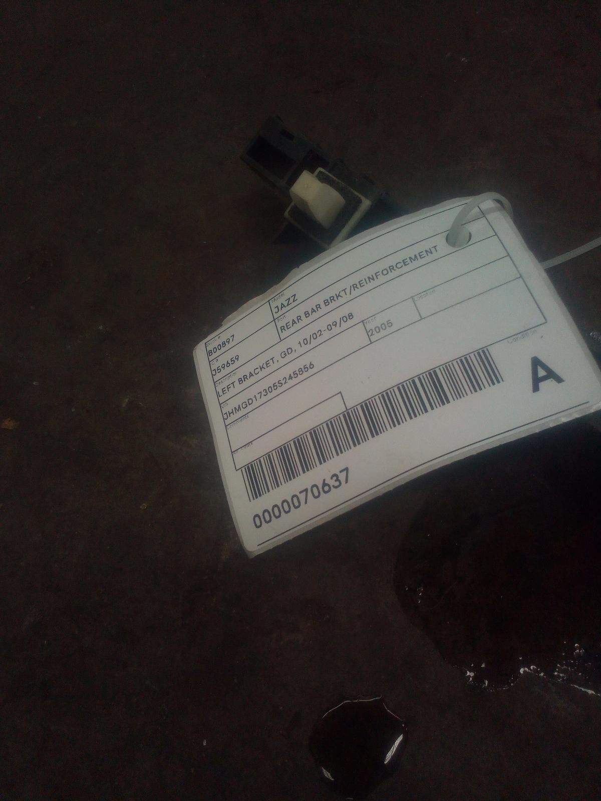 View Auto part R/Bar Bracket/Reinfo Honda Jazz 2005